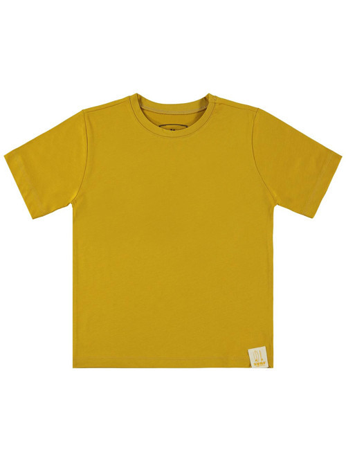 Basic Surf Etiketli 6-9 Yaş Tişört - Sarı