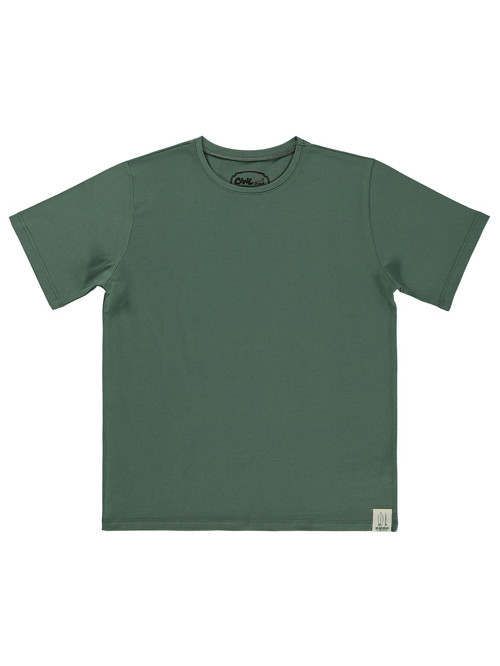 Basic Surf Etiketli 10-13 Yaş Tişört - Haki