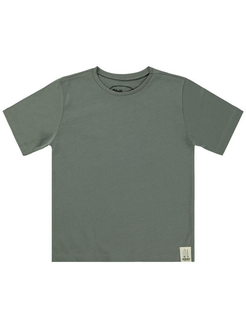 Basic Surf Etiketli 6-9 Yaş Tişört - Haki