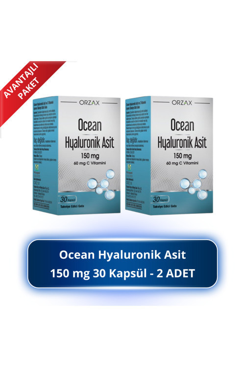 Hyaluronik Asit 150 Mg 30 Kapsül 2 Adet