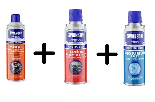 Swanson Works Torpido + Oto Parfüm + Motor Temizleyici (5250)