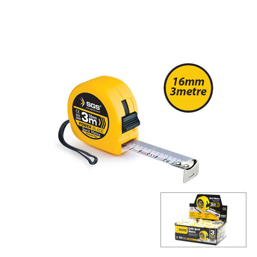 12 ADET 3MT X 16MT STOPLU ŞERİT METRE (5250)