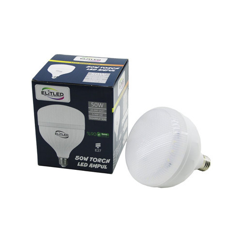 ELİTLED EL-02 12/50 50W TORCH LED BULB AMPUL BEYAZ - 6400K E27 5500 LÜMEN 20.000 SAAT ÖMÜR (5250)