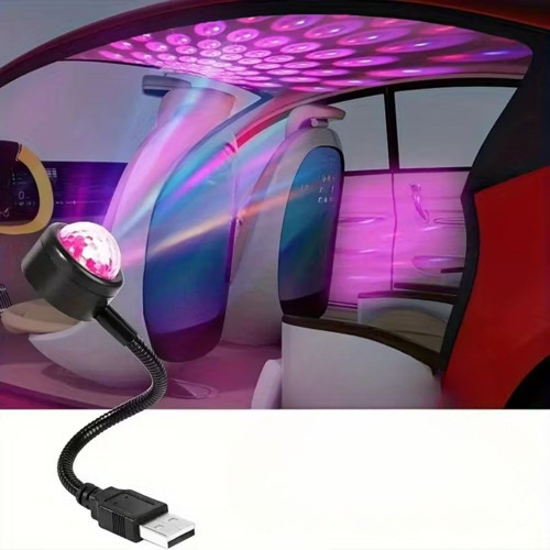 USB Sese Duyarlı 8 Farklı Mod Işıklı LED Atmosfer Işığı – Ambiyans Aydınlatması (5250)