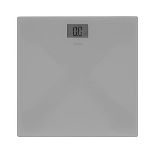 SİNBO SBS-4451 DİJİTAL - PİLLİ GRİ CAM BANYO BASKÜL TERAZİ TARTI LCD EKRAN 180KG/100GR 26X26CM (5250)
