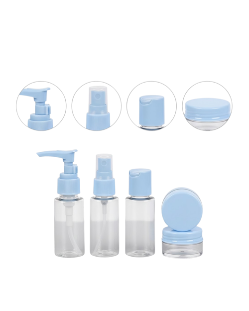 uygun Taşınabilir 5 Parça Seyahat Kozmetik Seti 30 ml Sızdırmaz popüler