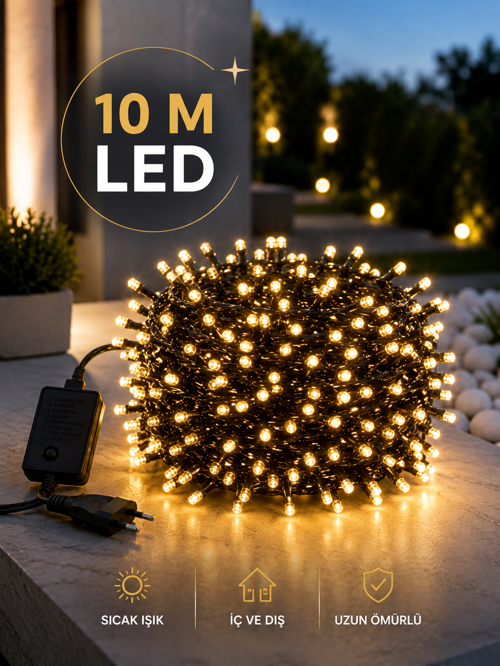 uygun Dekoratif Aydınlatma Ampüllü 10 Metre Gün Işığı Şerit Led popüler