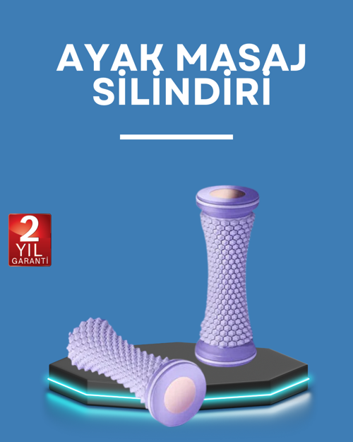uygun Ayak Masaj Rulosu Akupresur Silindir Kas Gevşetici Taşınabilir popüler