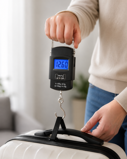 uygun Dijital El Kantarı 50 Kg Hassas LCD Ekranlı Bagaj Tartısı popüler