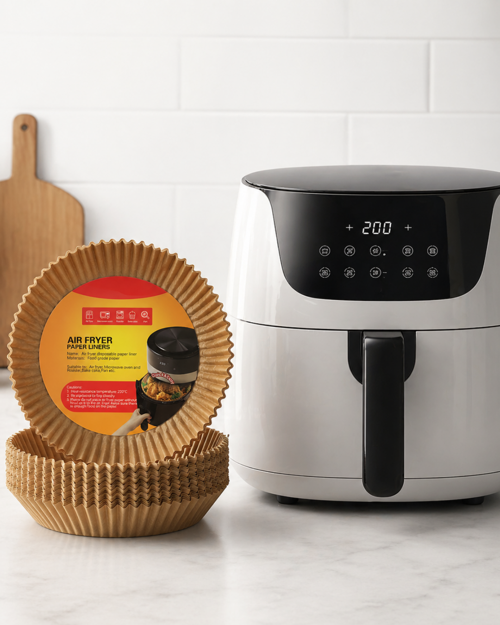 uygun 100 Adet Airfryer Kağıdı Su Geçirmez Yağ Tutmaz Pişirme Altlığı popüler
