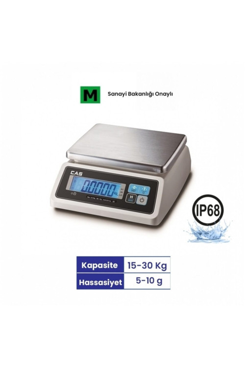 Sw Iı W 30 Kg. Sıvı Korumalı Tartım Terazisi