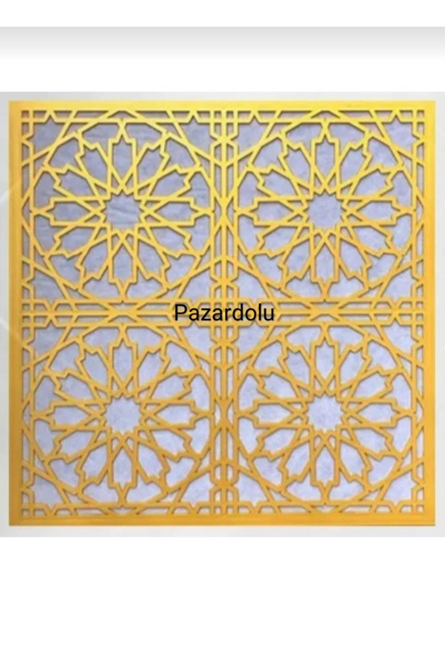 Tavan Paneli Altın Selçuk 1 Adet Tek Ebat 60X60 Cm Asma Tavan Uyumlu Led Döşenebilir