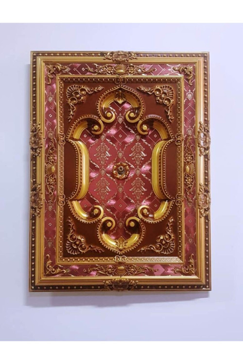 Kahve Eskitme Saray Tavan Göbek 90X120 Cm