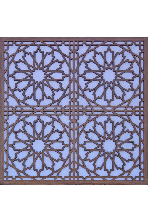 Tavan Paneli Selçuk Ahşap Kahvarengi ( 1 Adet 60X60 Cm) Asma Tavan Uyumlu Led Döşenebilir