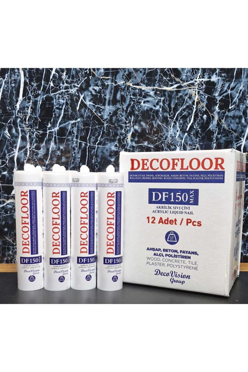 Çıta Ve Motif Yapıştırıcı Akrilik Sıvı Çivi 280 Ml Df-150 Max 1 Koli (12 Adet)