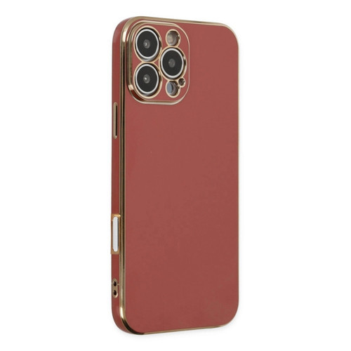 Apple İphone 16 Pro Max Kılıf Volet Silikon - Kırmızı