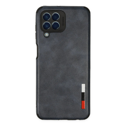 Samsung Galaxy M33 Kılıf Loop Deri Silikon - Lacivert