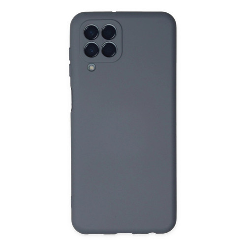 Samsung Galaxy M33 Kılıf Nano İçi Kadife Silikon - Gri
