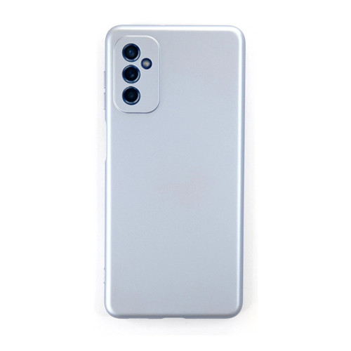 Samsung Galaxy M52 5g Kılıf Nano İçi Kadife Silikon - Sky Blue