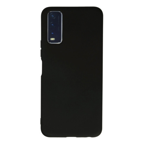 Vivo Y11s Kılıf Nano İçi Kadife Silikon - Siyah