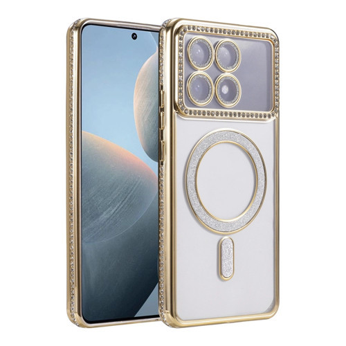 Xiaomi Poco X6 Pro Joke Simli Magneticsafe Kılıf - Gold
