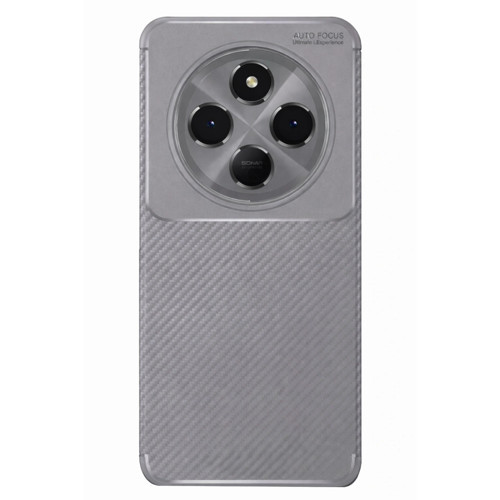 Xiaomi Redmi 14c Kılıf Auto Focus Karbon Kapak - Gri
