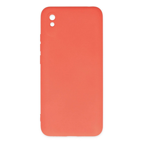 Xiaomi Redmi 9a Kılıf Nano İçi Kadife Silikon - Turuncu