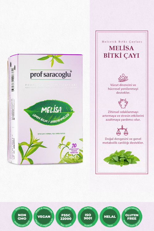 Melisa (LİMON OTU) Bitki Çayı 20'li
