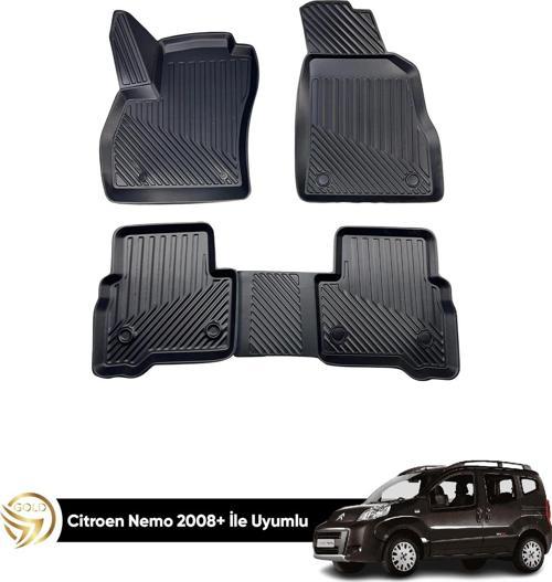 Citroen Nemo 3D Havuzlu Oto Paspas Kauçuk Sky
