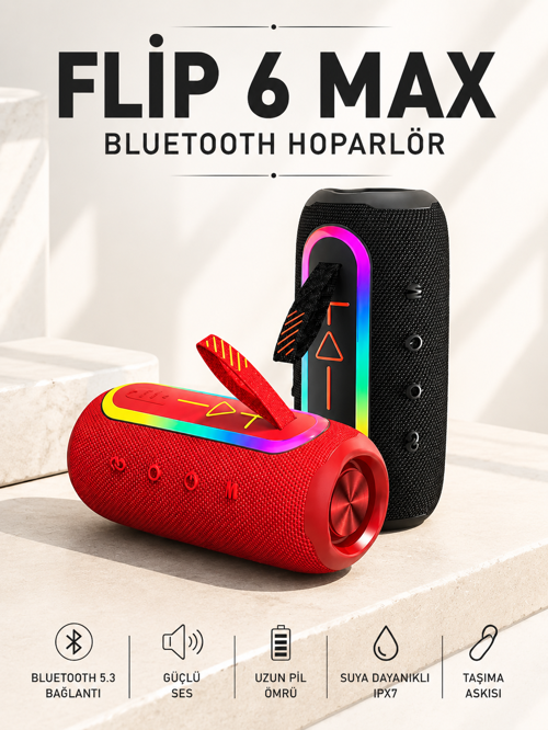 tekno FLİP 6 MAX BLUETOOTH HOPARLÖR 2026