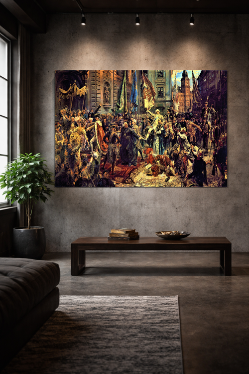 Jan Matejko 3 Mayıs 1971 Anayasası (1891) Tablo