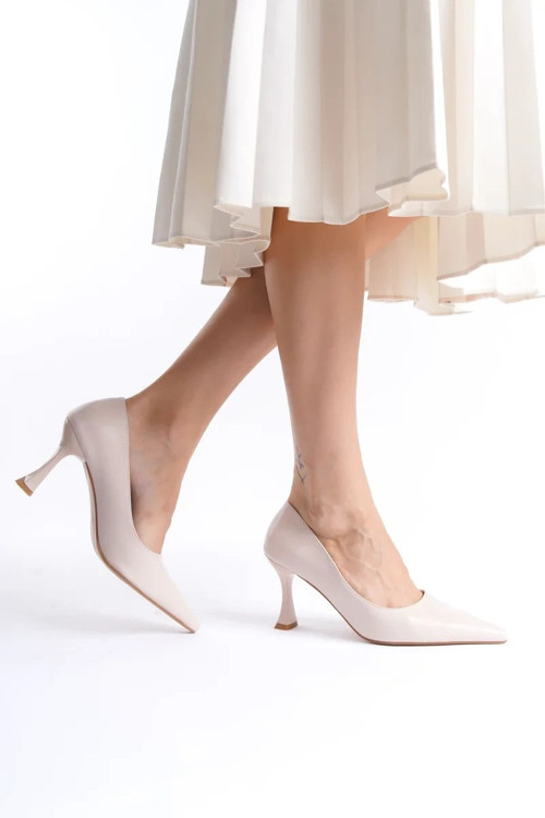 Kadın Mat Bej Stiletto TR08MS27J