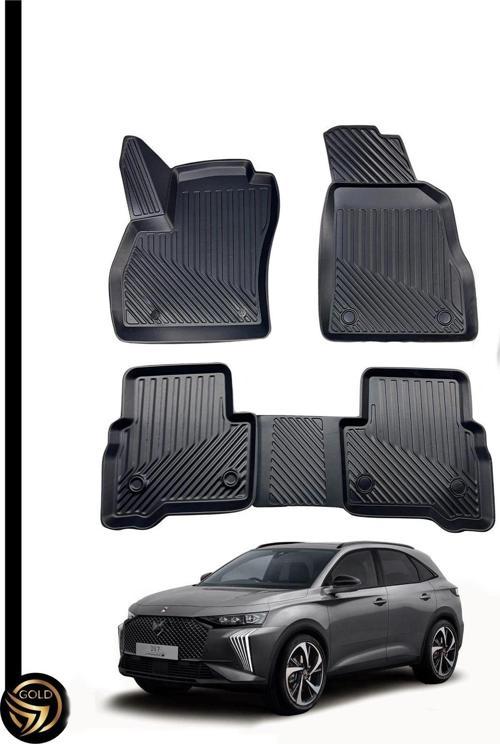 DS7 Crossback 3D Havuzlu Oto Paspas Kauçuk Sky