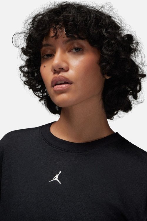 Jordan Diamond Jumpan Women’s Loose Fit Top T-shirt Kadın Bol Kalıp File Detaylı Tişört Siyah