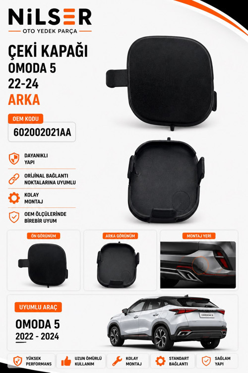 Chery Omoda 5 Çeki Demir Kapak Arka 2022-2024