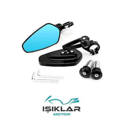 Arora Max Pro 125 Motosiklet Gidon Ayna Siyah GA0056