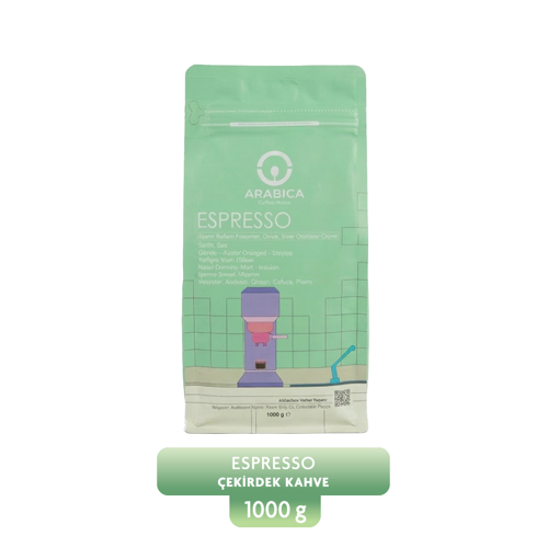Espresso Kahve 1kg Çekirdek Kahve Taze Kavrulmuş