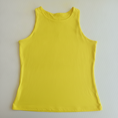 Kadın Basic Kolsuz İçi Yarım Astarlı Tshirt BB2538