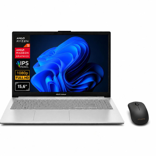 Vivobook Go 15 Ryzen 5 7520U 8GB 1TB SSD 15.6" FHD Win11Pro E1504FA-BQ4463 A19 Notebook + Mouse