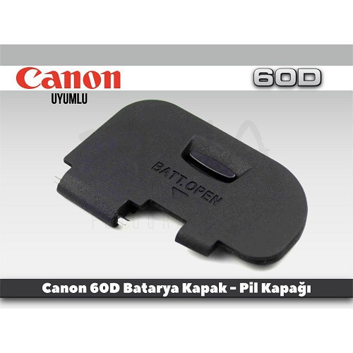 Canon 60D Uyumlu Batarya Kapak