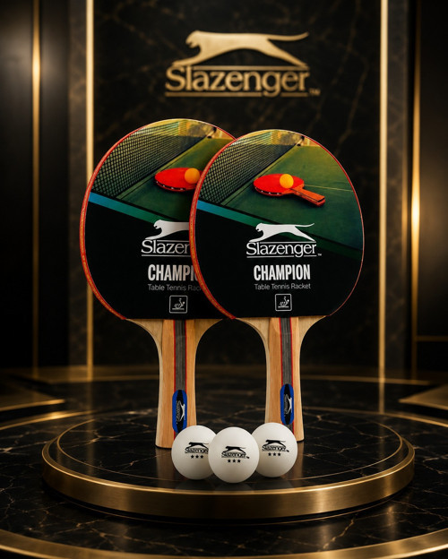 Champion Ittf Onaylı 2 Raket 3 Top Masa Tenisi Raketi Seti