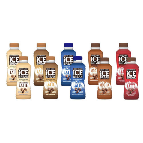 375 ml Soğuk Kahve 10 lu Karma (Latte-Vanilya-Şekersiz Latte-Mocha-Fındık)