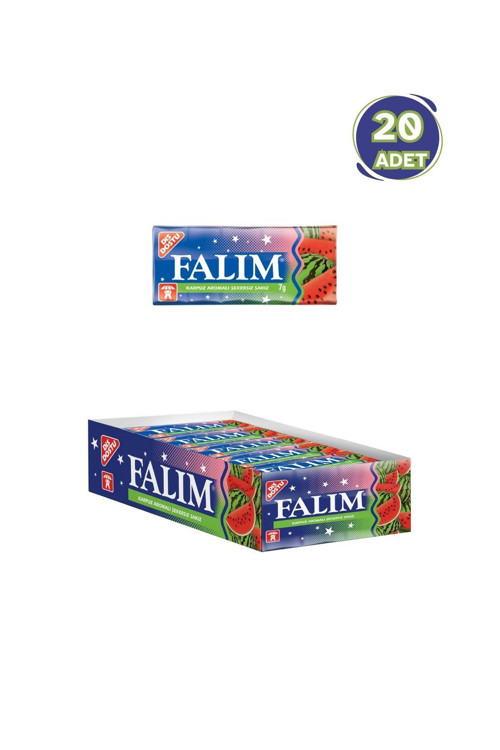 Falım Karpuz Aromalı Sakız 7 gr - 20 Adet