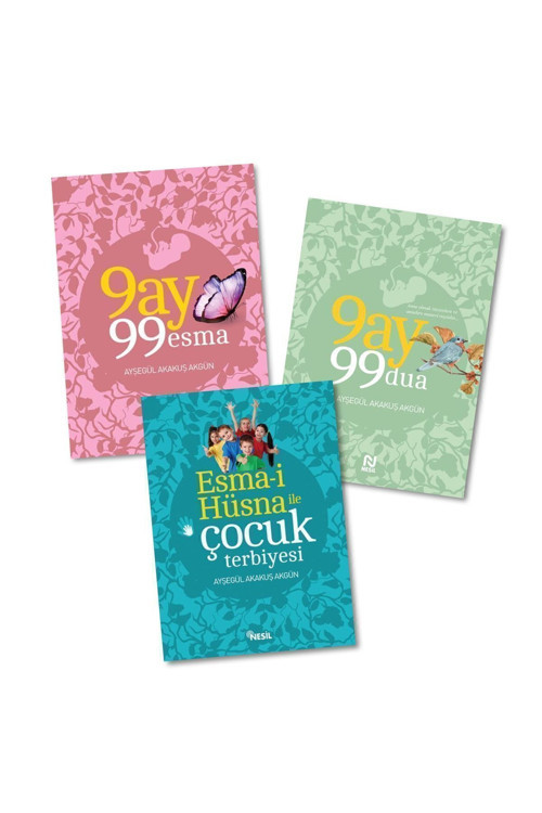 9 Ay 99 Esma/Dua Ve Çocuk Terbiyesi 3 Kitap Set