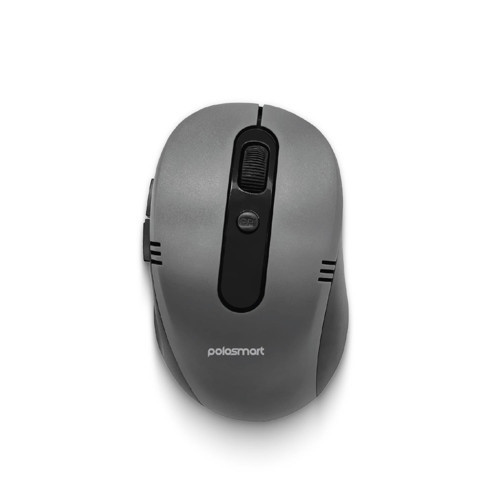 PSWM21 Ergonomik Pilli Kablosuz Optik 6 Tuşlu 1600 DPI Mouse Gri