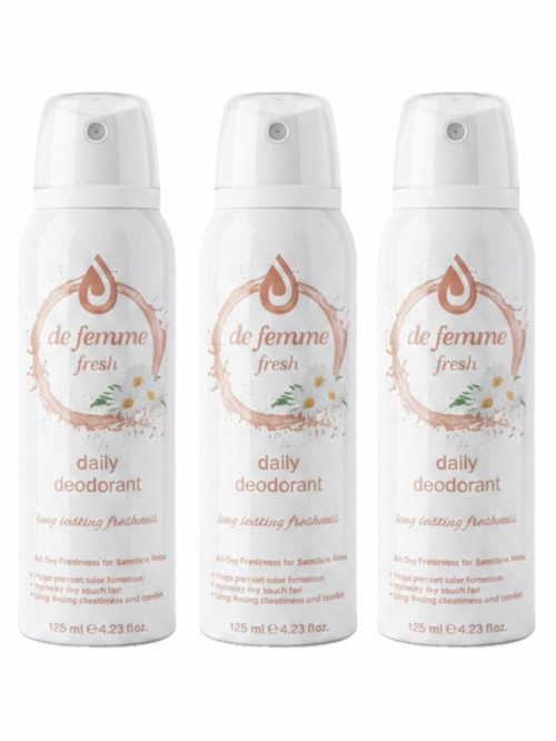 3 Adet Fresh Daily İntim Deodorant 125 Ml