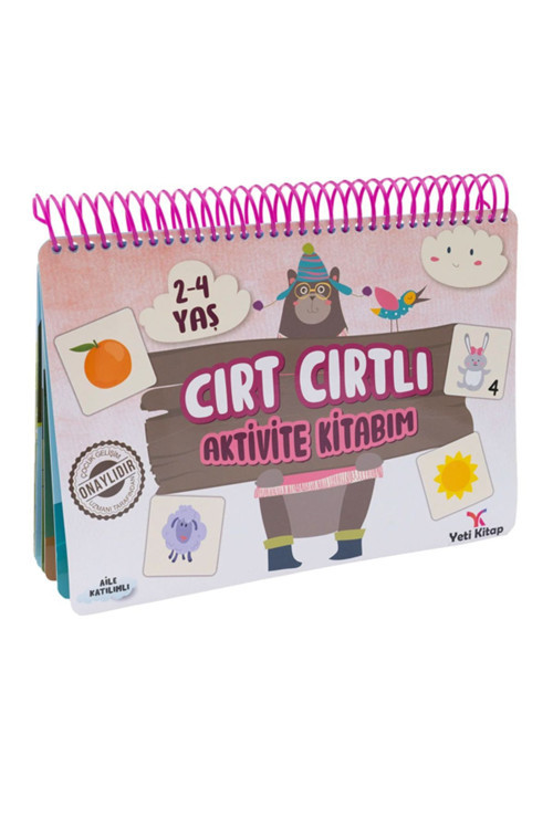 2-4 Yaş Cırt Cırtlı Aktivite Kitabım