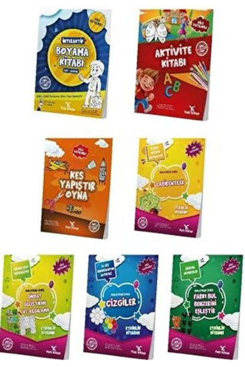 Okul Öncesi Seti - 7 Kitap Takım