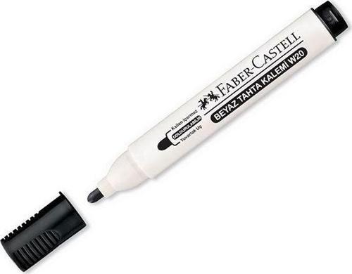 Faber-Castell W20 Siyah Renk Beyaz Tahta Kalemi 