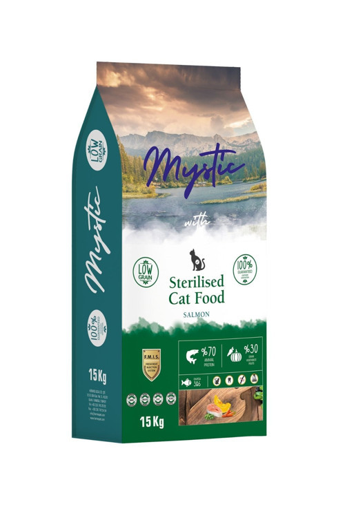 Kısırlaştırılmış Kedi Maması Somonlu 15 Kg